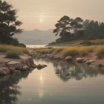 Umbrella on the Moon